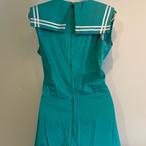 Beach bash teal Romper XXL Bettie Page - Picture 4 of 6